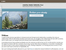 Tablet Screenshot of coastalfamilyservicespllc.com